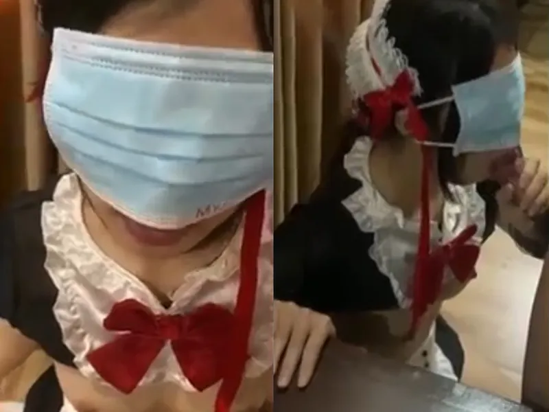 Ghệ việt dâm cosplay nô lệ liếm mút con củ khoải điêu luyện